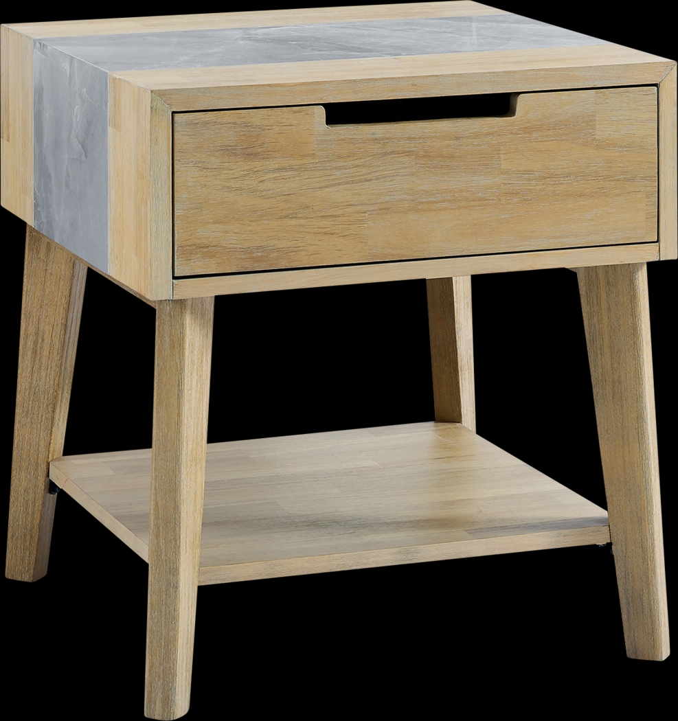 Elbe Brown End Table - Thumbnail - Image 1