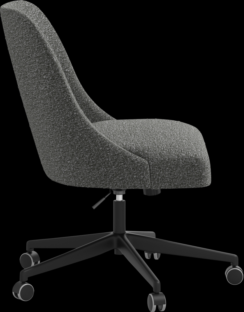 Elbe Gray Desk Chair - Thumbnail - Image 3