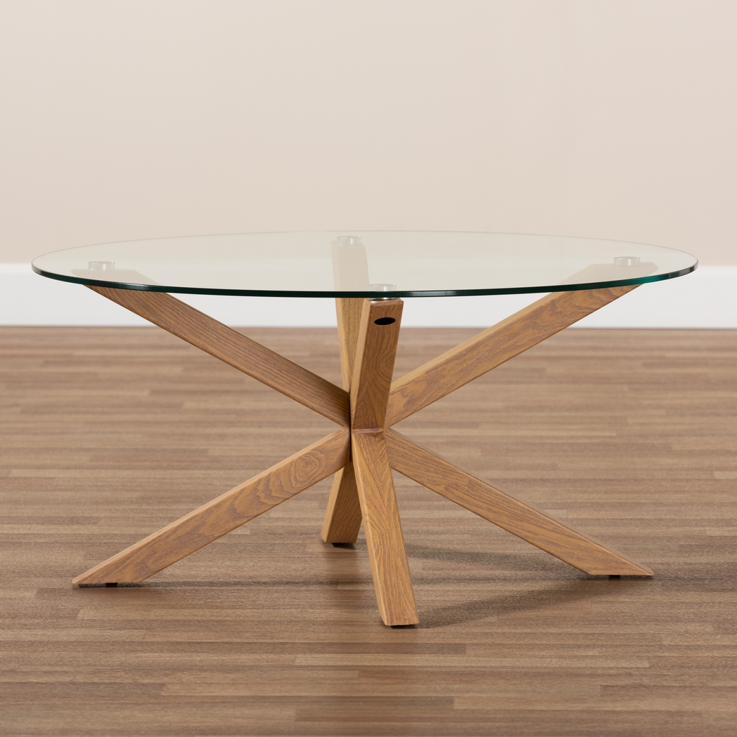 Elberon Light Brown Cocktail Table - Thumbnail - Image 5