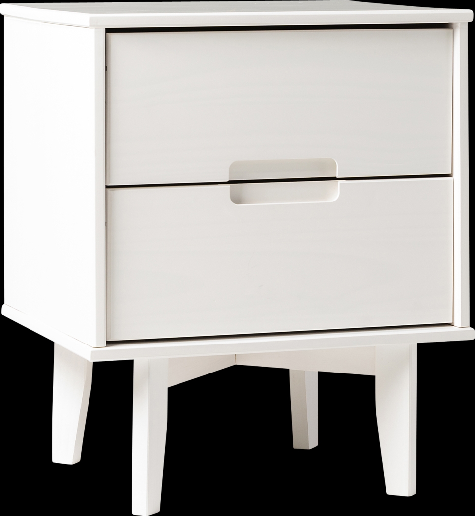 Elberton White Nightstand - Thumbnail - Image 1