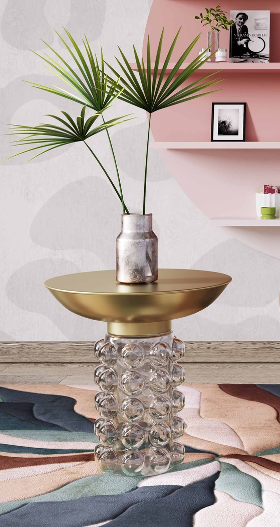 Elbubble Brass Accent Table - Thumbnail - Image 7