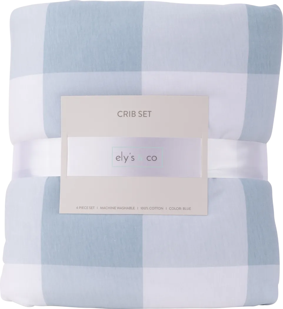 Elby Blue 3 Pc Baby Bedding Set - Thumbnail - Image 4