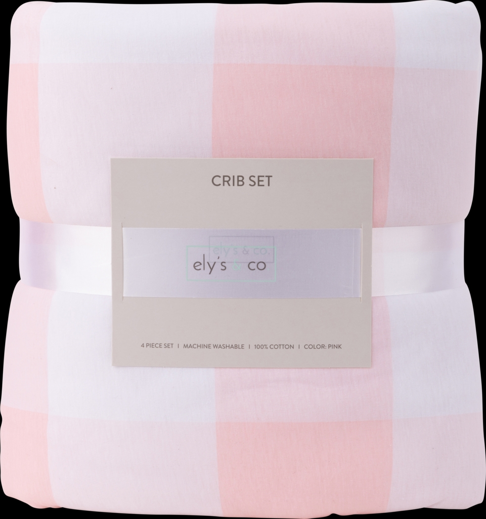 Elby Pink 3 Pc Baby Bedding Set - Thumbnail - Image 2