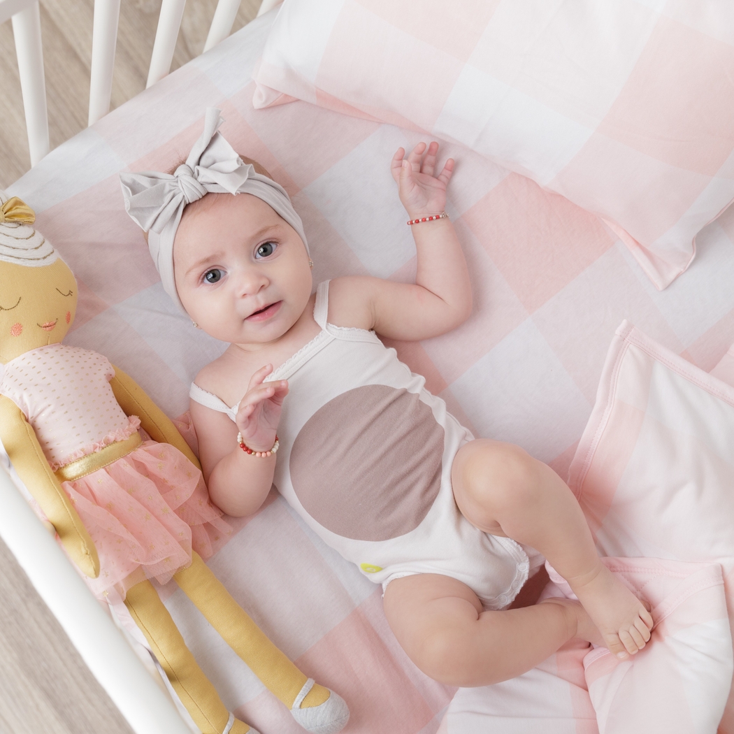 Elby Pink 3 Pc Baby Bedding Set - Thumbnail - Image 5