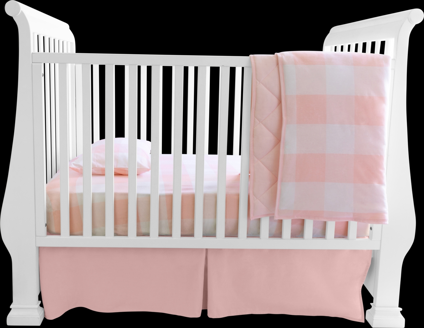 Elby Pink 3 Pc Baby Bedding Set - Thumbnail - Image 1
