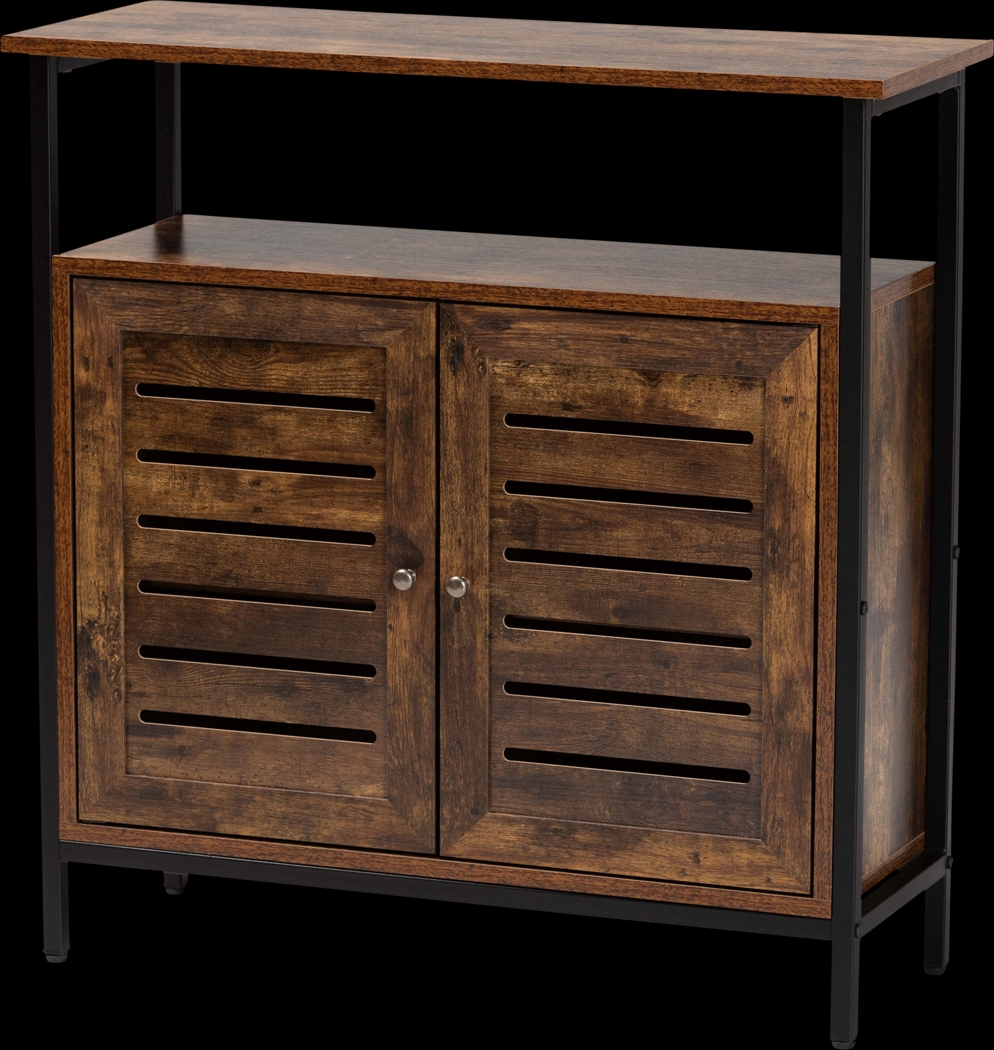 Elcy Brown 2-Door Accent Cabinet - Thumbnail - Image 1