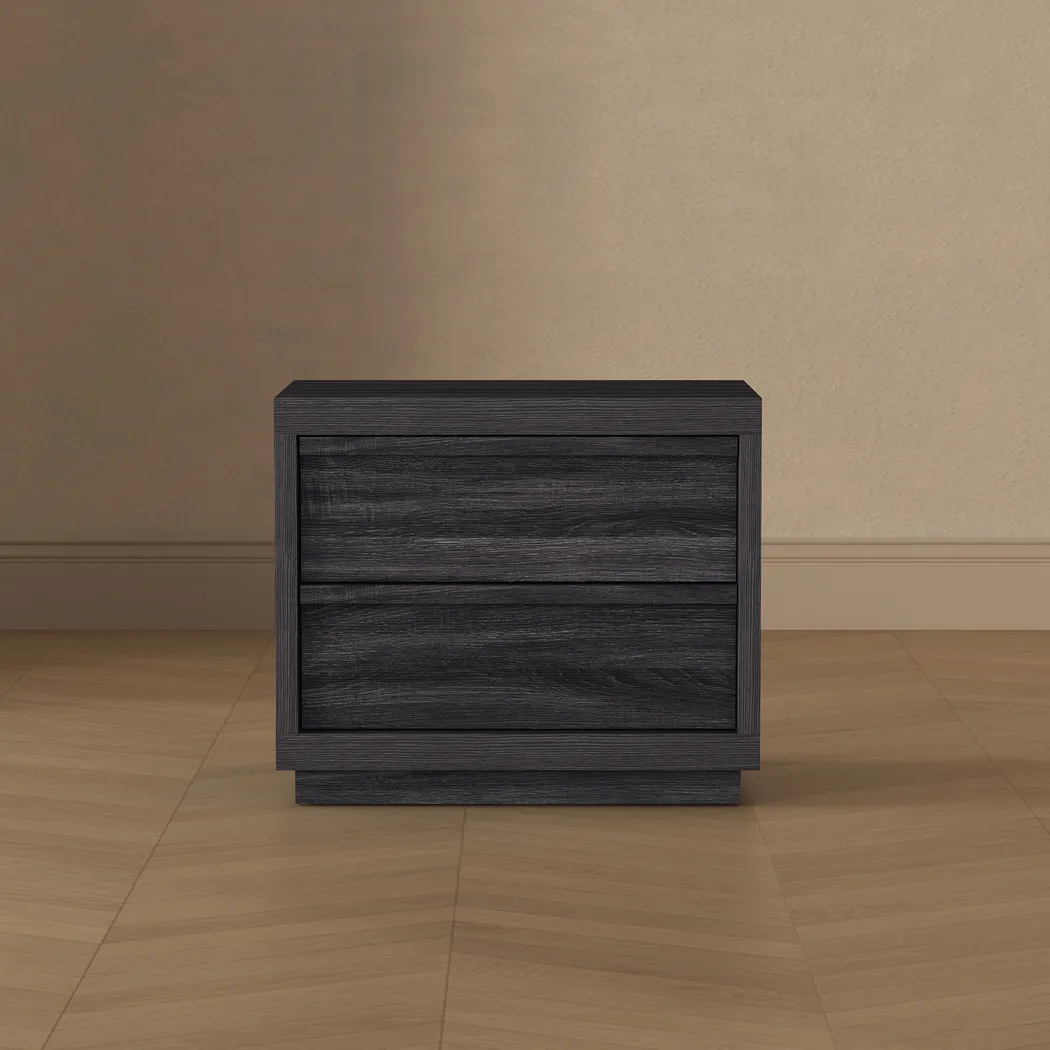 Elda III Charcoal Nightstand - Thumbnail - Image 2