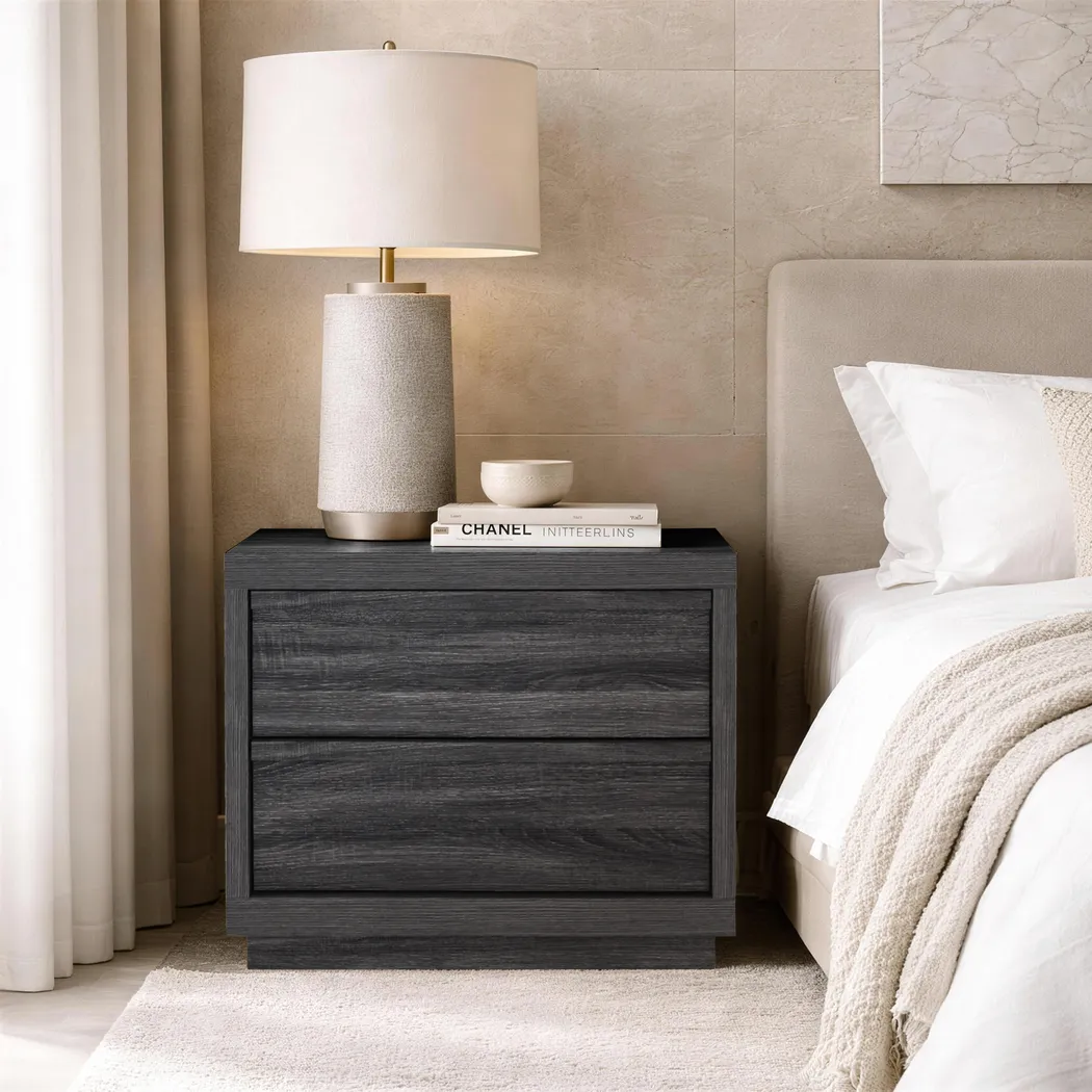 Elda III Charcoal Nightstand - Thumbnail - Image 3