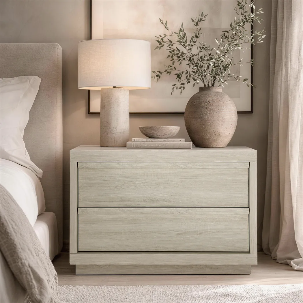 Elda IV Beige Nightstand - Thumbnail - Image 3