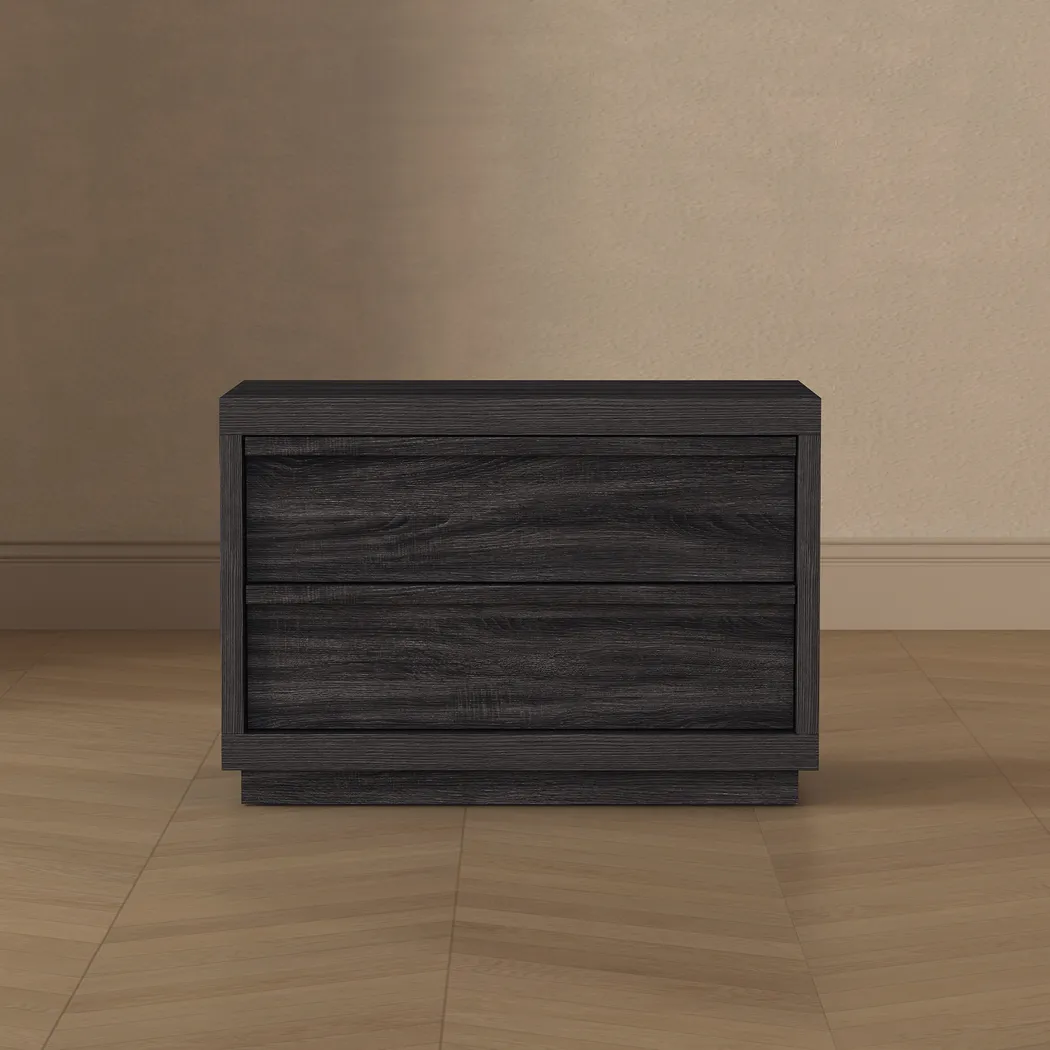 Elda IV Charcoal Nightstand - Thumbnail - Image 2