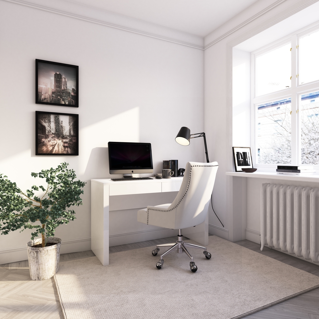 Elderon White Desk - Thumbnail - Image 9