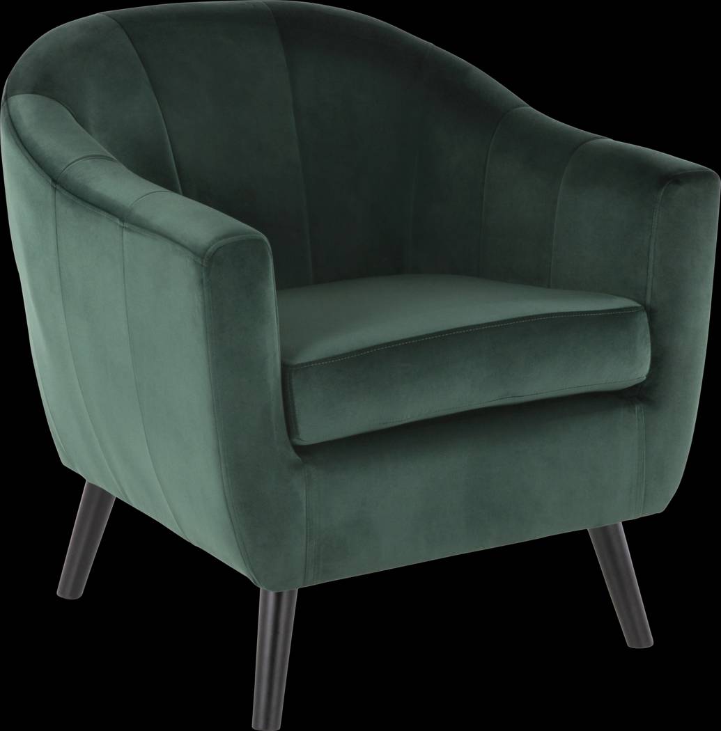 Eldert Green Accent Chair - Thumbnail - Image 1