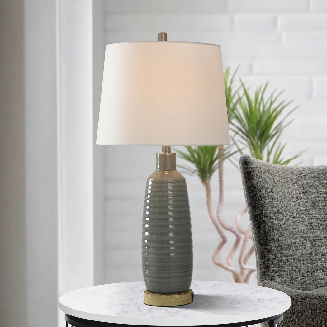 Eldo Gray Lamp - Thumbnail - Image 2
