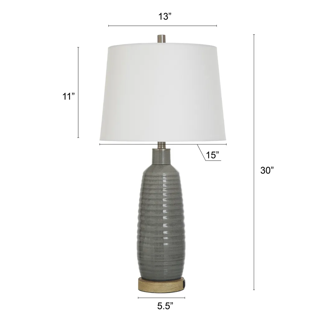 Eldo Gray Lamp - Thumbnail - Image 7