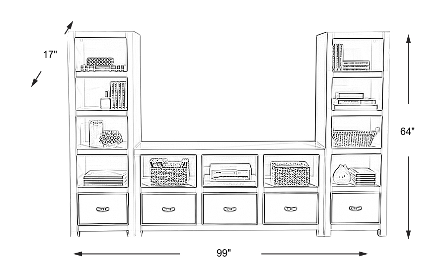 Dimension Image. Please refer to the Dimension Tab on this page for dimension details.