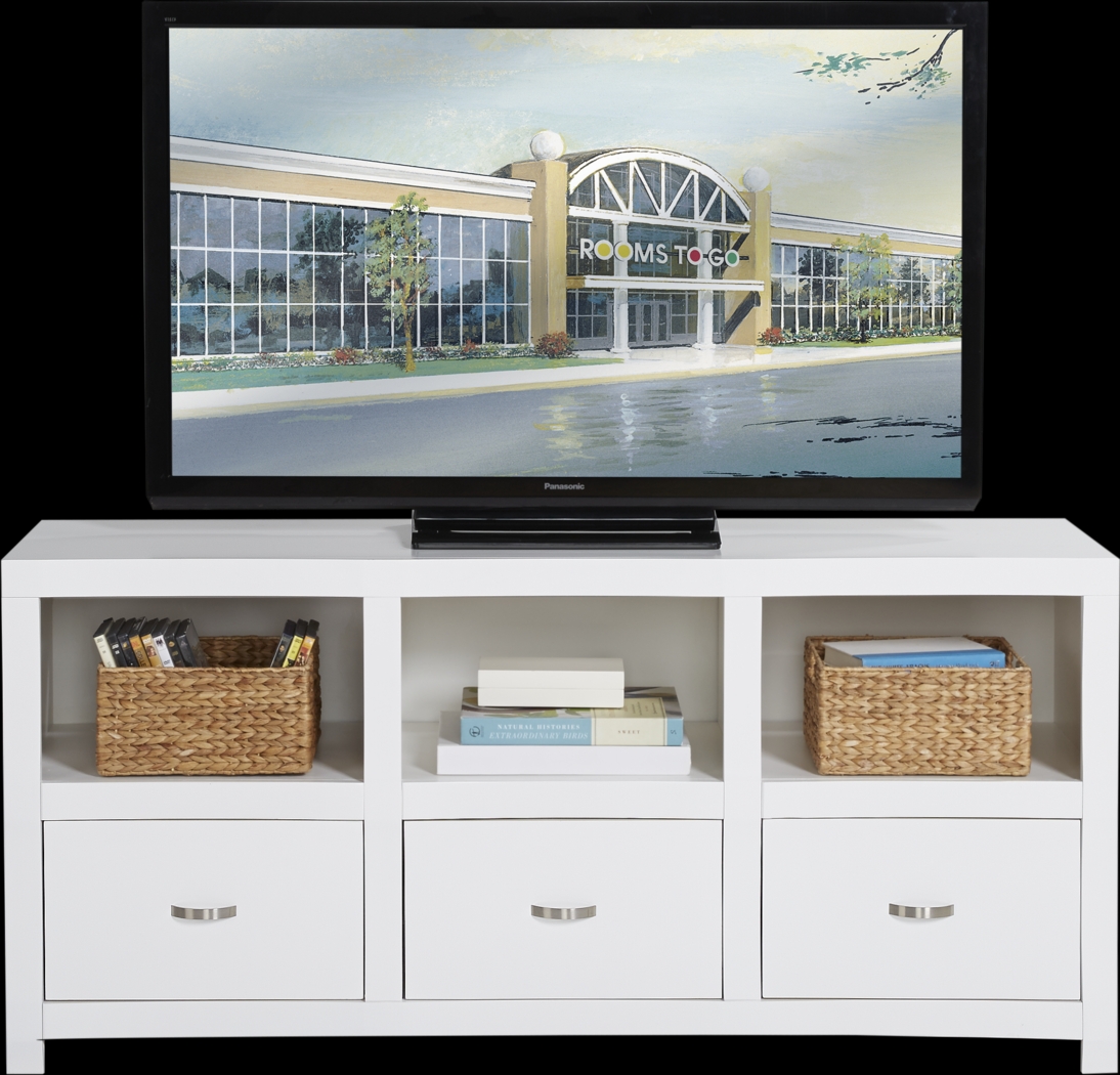 Eldon Square White 59 in. Console - Thumbnail - Image 1