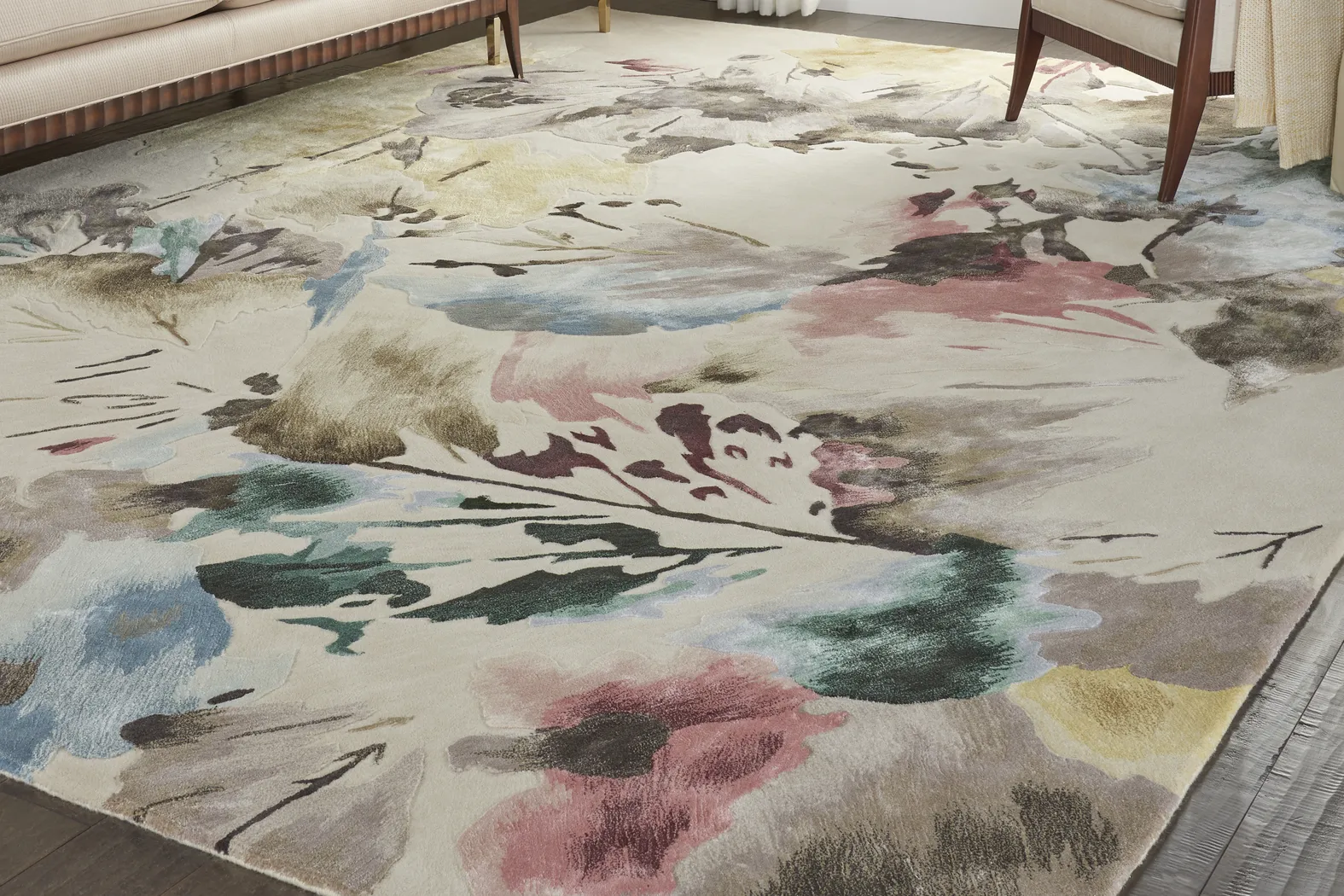 Eldonia Beige 3'9 x 5'9 Rug - Thumbnail - Image 11