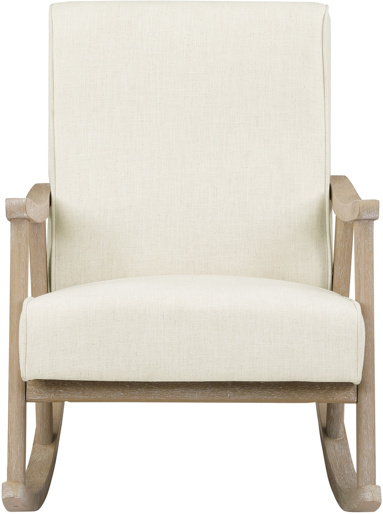 Eldonlee I Cream Rocker Chair - Thumbnail - Image 4