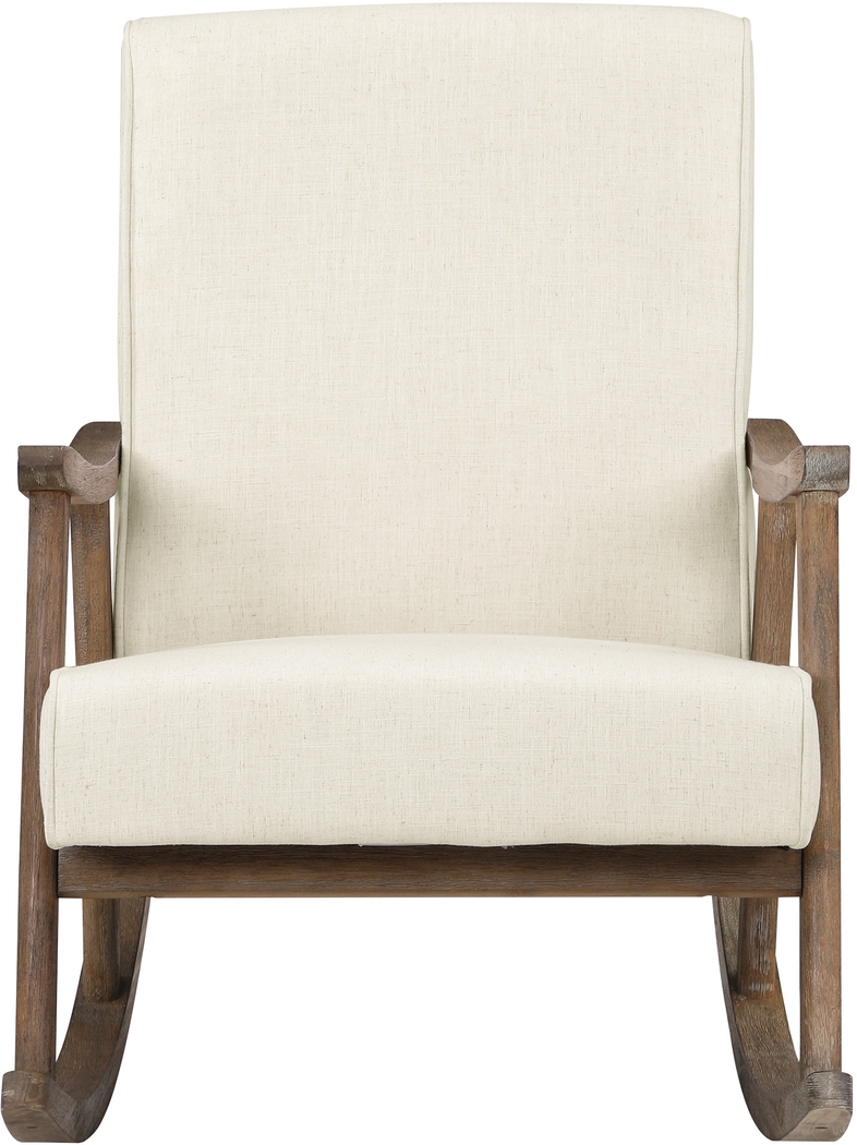 Eldonlee II Cream Rocker Chair - Thumbnail - Image 5
