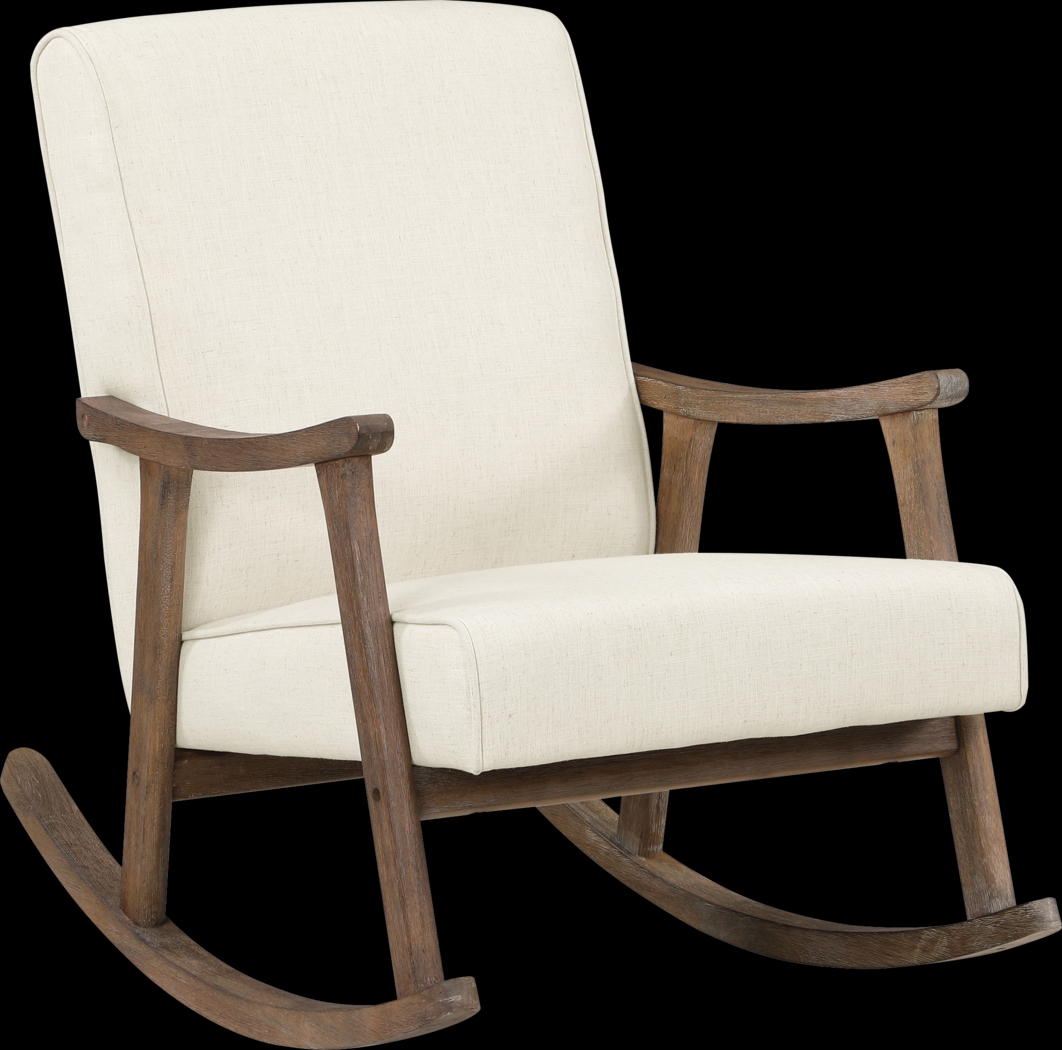 Eldonlee II Cream Rocker Chair - Thumbnail - Image 1