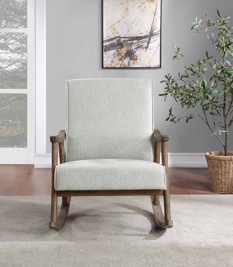 Eldonlee II Gray Rocker Chair - Thumbnail - Image 3