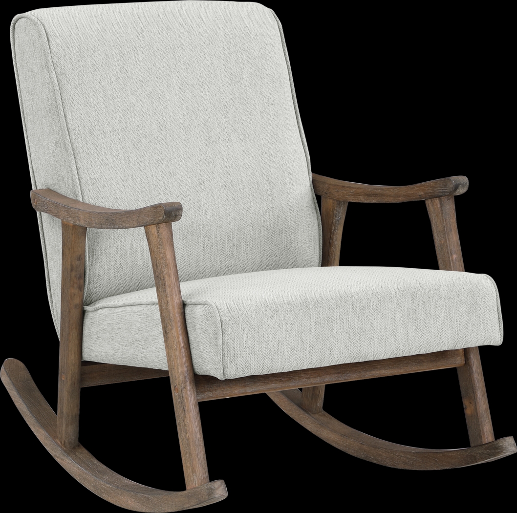 Eldonlee II Gray Rocker Chair - Thumbnail - Image 1