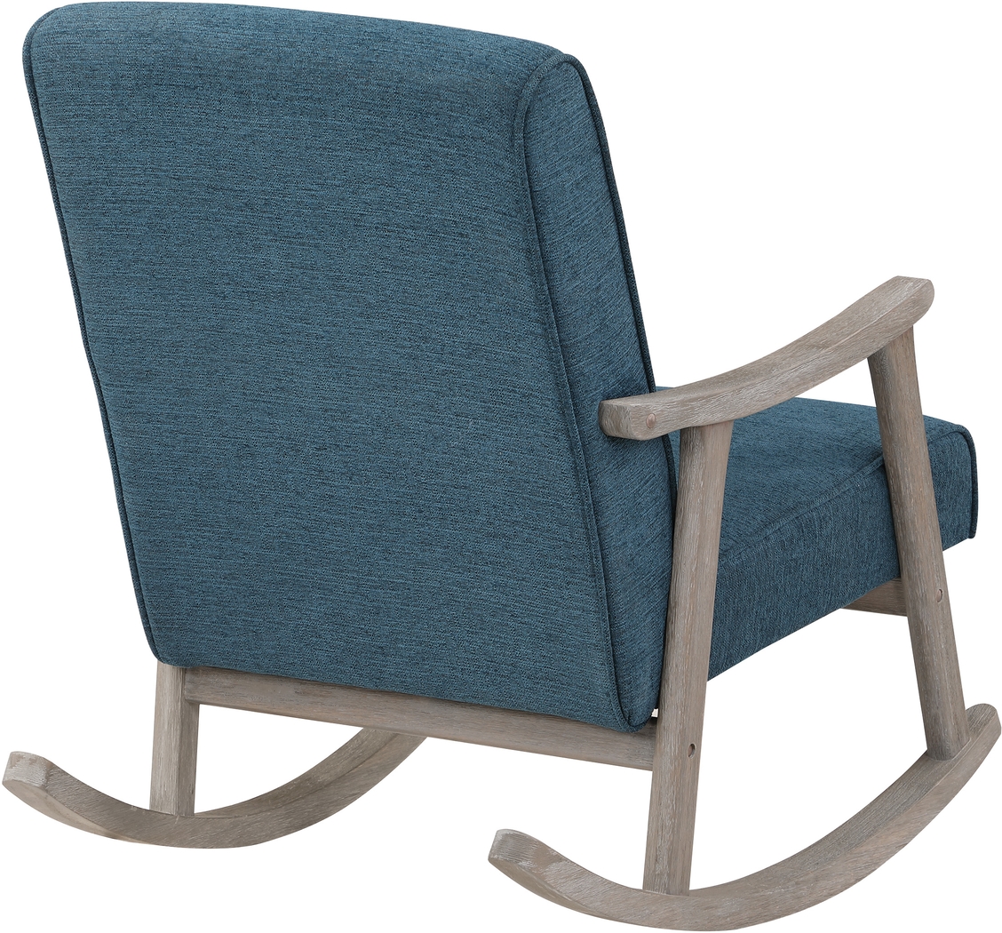Eldonlee III Blue Rocker Chair - Thumbnail - Image 6