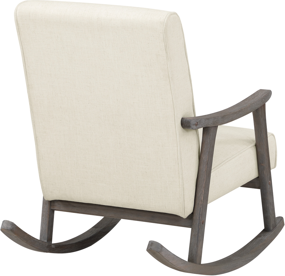 Eldonlee III Cream Rocker Chair - Thumbnail - Image 5