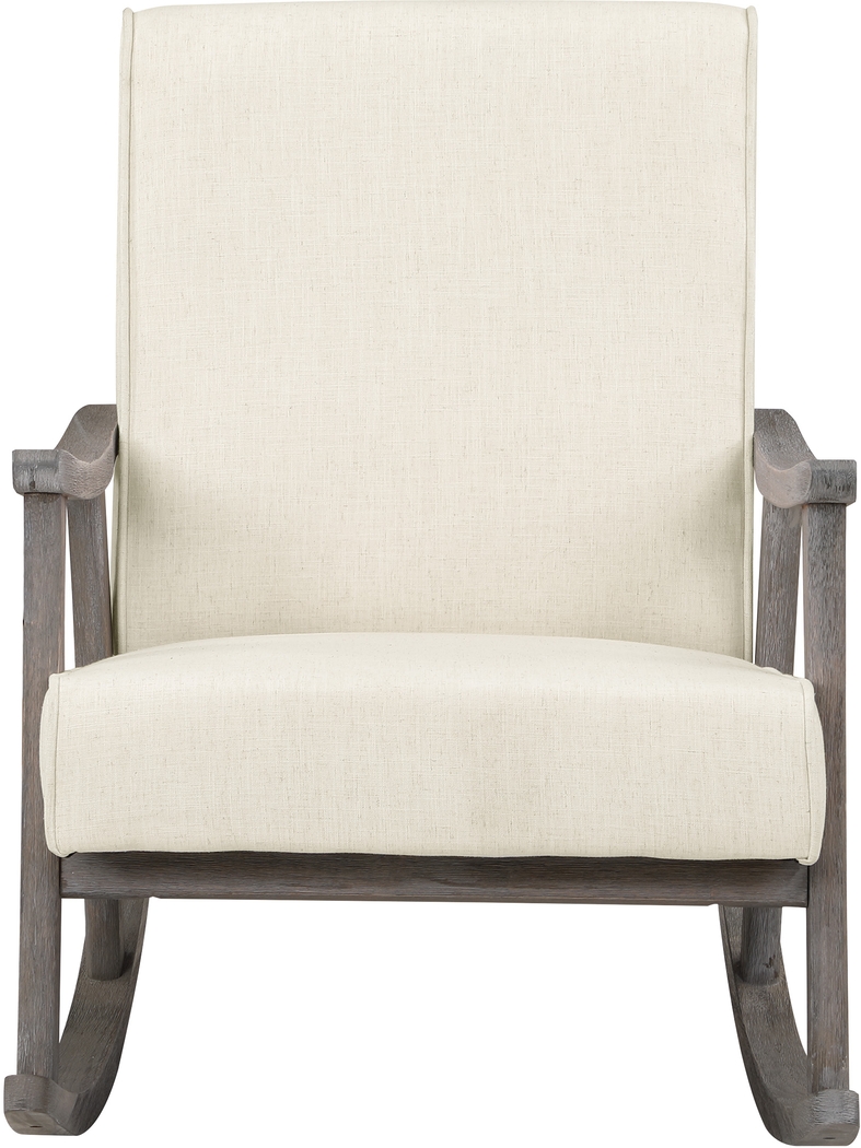 Eldonlee III Cream Rocker Chair - Thumbnail - Image 6