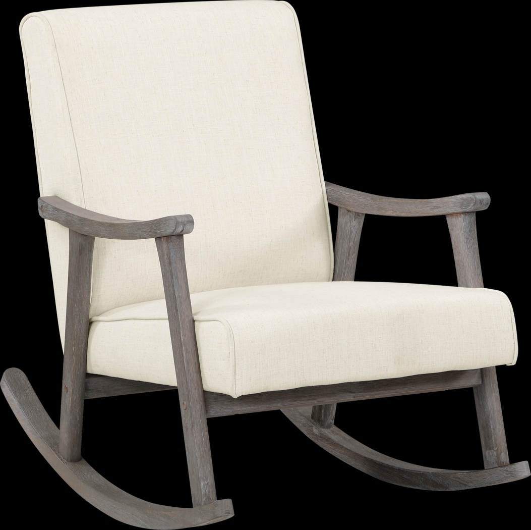 Eldonlee III Cream Rocker Chair - Thumbnail - Image 1