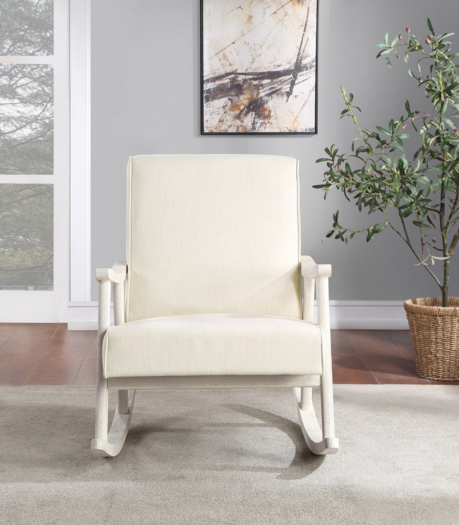 Eldonlee IV Cream Rocker Chair - Thumbnail - Image 3