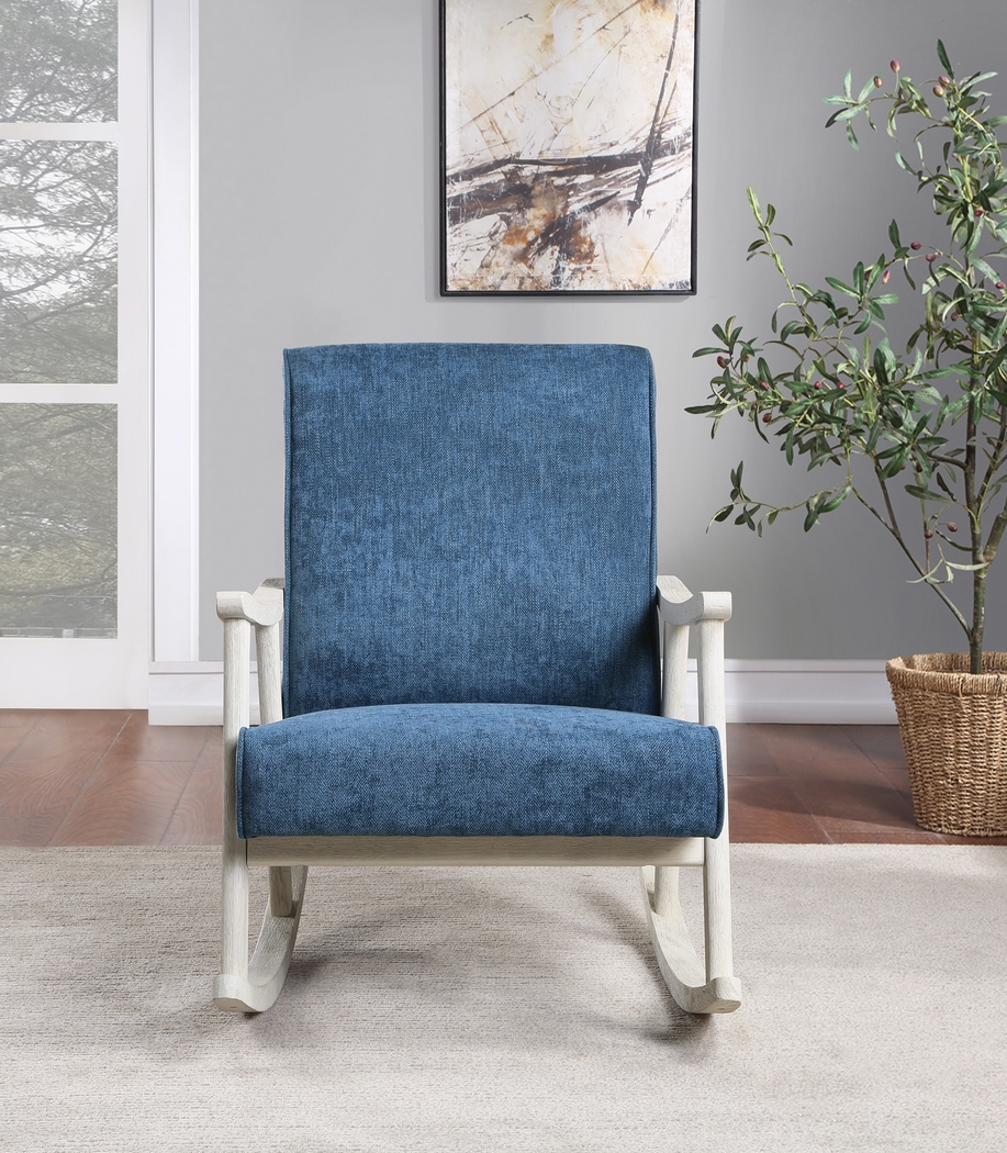 Eldonlee IV Navy Rocker Chair - Thumbnail - Image 3