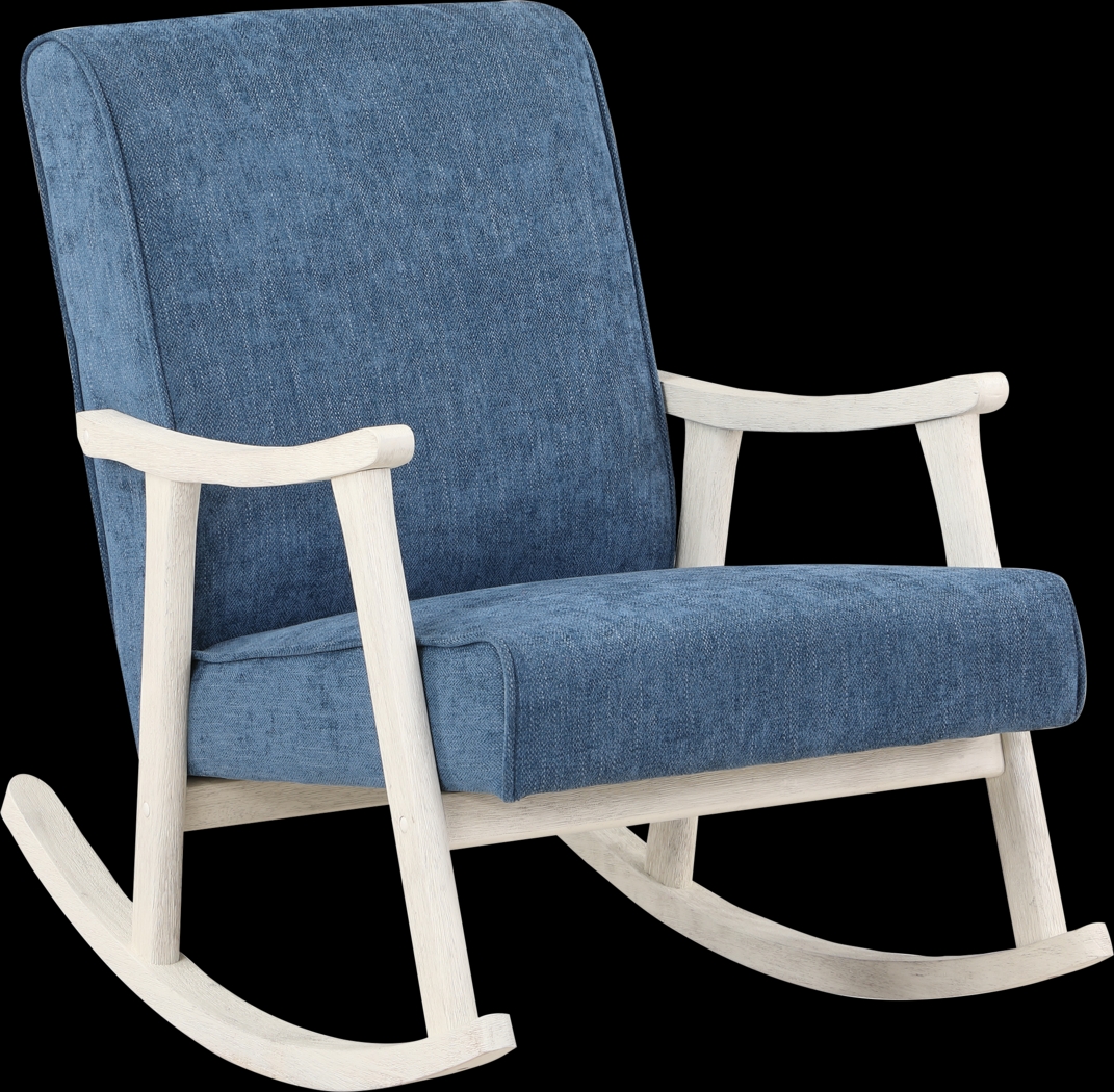 Eldonlee IV Navy Rocker Chair - Thumbnail - Image 1