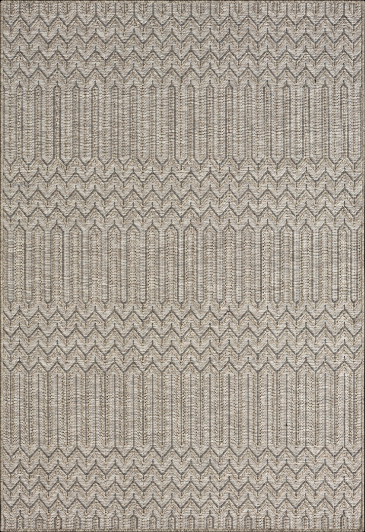 Eldoxo Tan 7'10 x 9'6 Indoor/Outdoor Rug - Thumbnail - Image 1