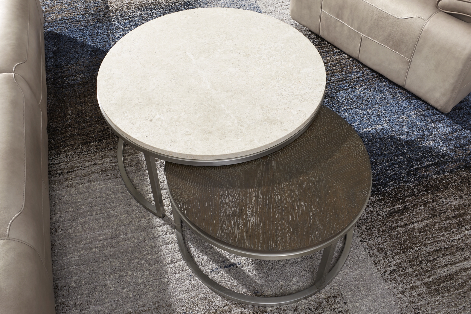 Marquee Brown 7 Pc Leather Triple Power Reclining Living Room - Thumbnail - Image 13