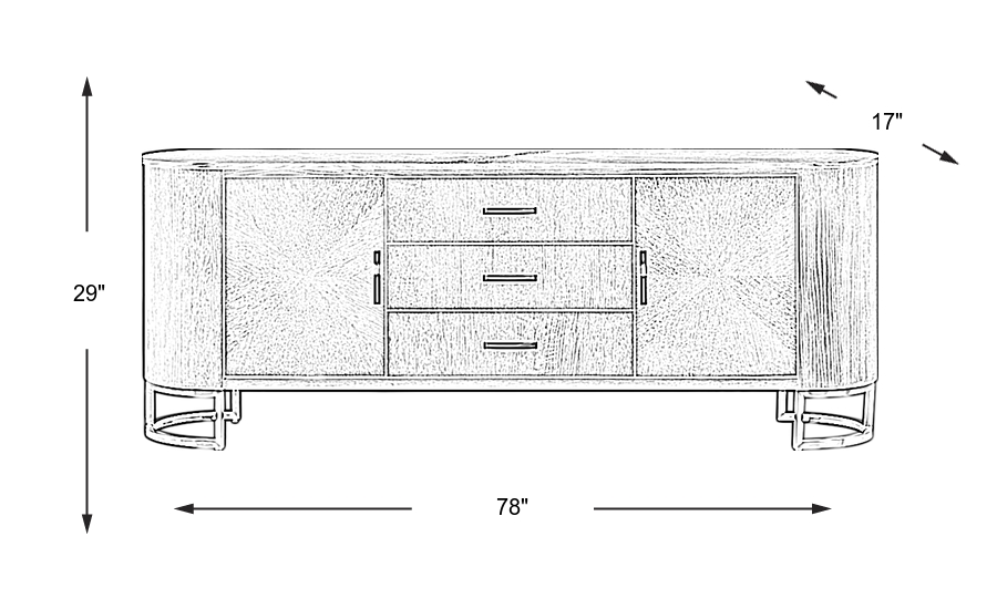 Dimension Image. Please refer to the Dimension Tab on this page for dimension details.