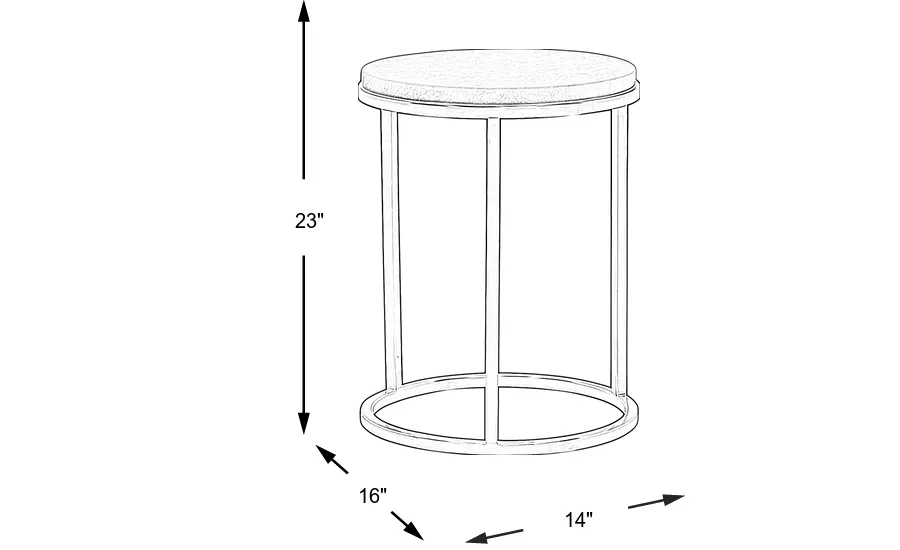 Dimension Image. Please refer to the Dimension Tab on this page for dimension details.