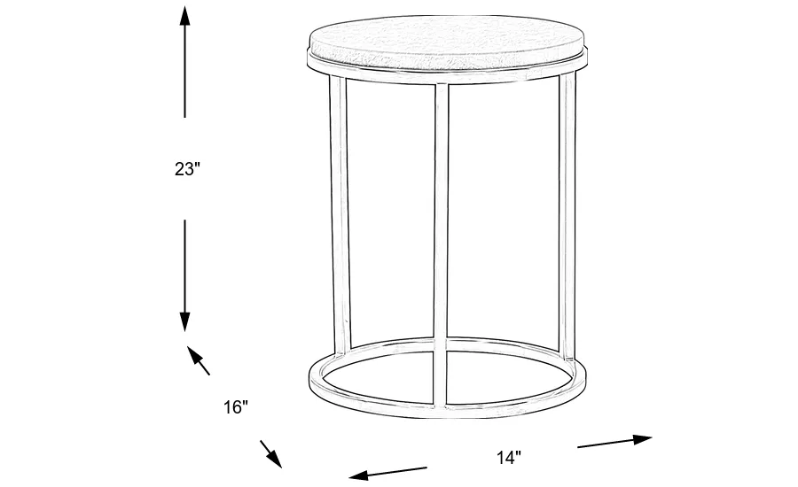 Dimension Image. Please refer to the Dimension Tab on this page for dimension details.
