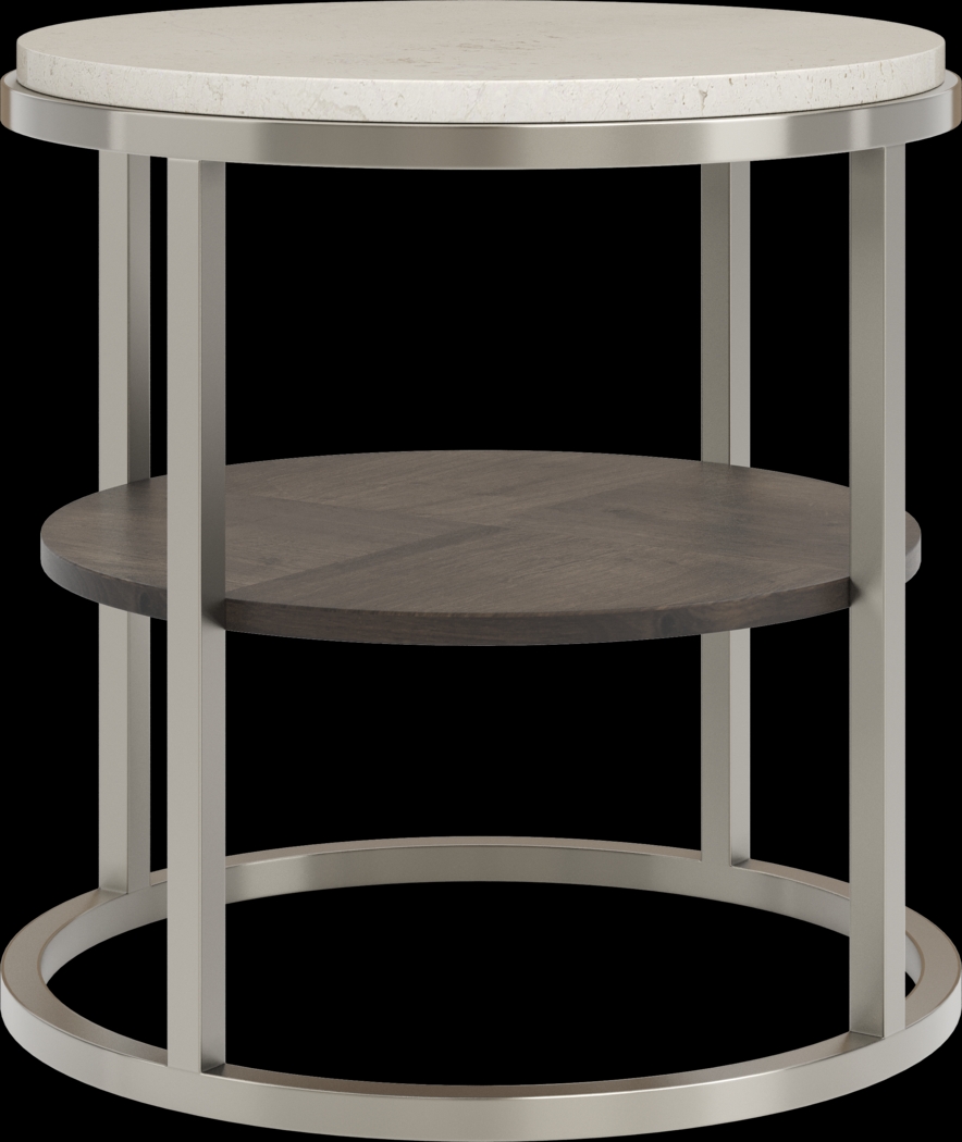 Eldren Tobacco End Table - Thumbnail - Image 1