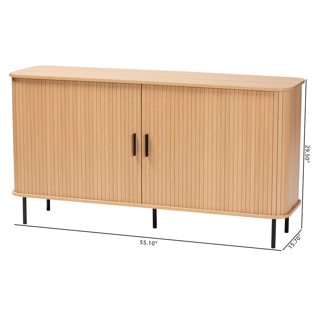 Eleacoms Light Brown Sideboard - Thumbnail - Image 9