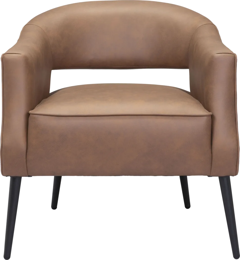 Eleadore Brown Accent Chair - Thumbnail - Image 4