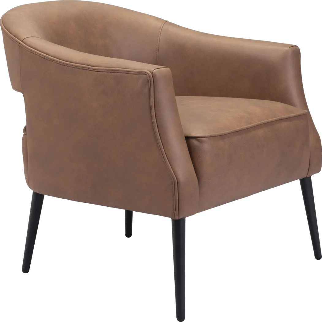 Eleadore Brown Accent Chair - Thumbnail - Image 5