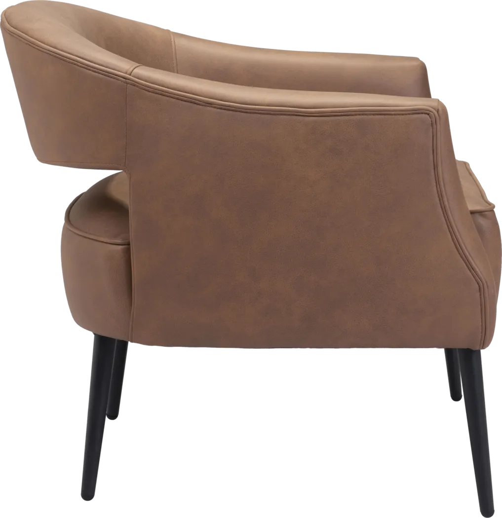 Eleadore Brown Accent Chair - Thumbnail - Image 6