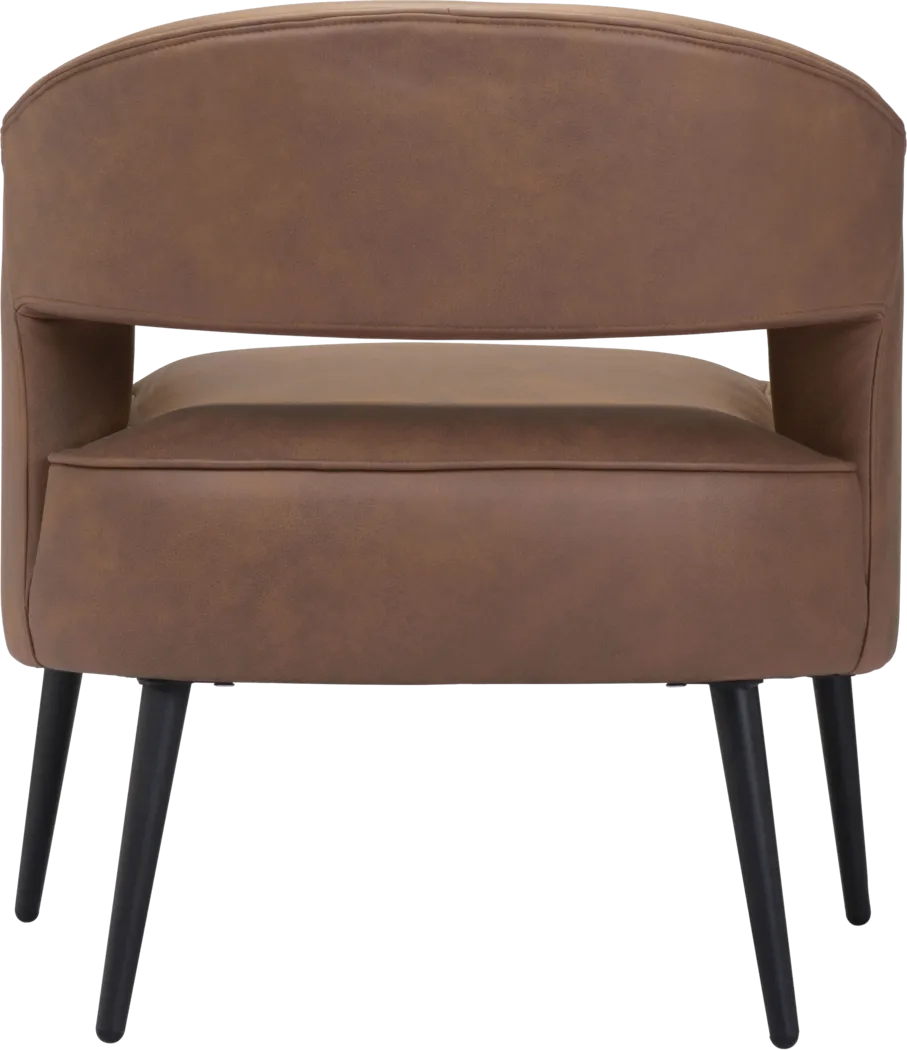 Eleadore Brown Accent Chair - Thumbnail - Image 7