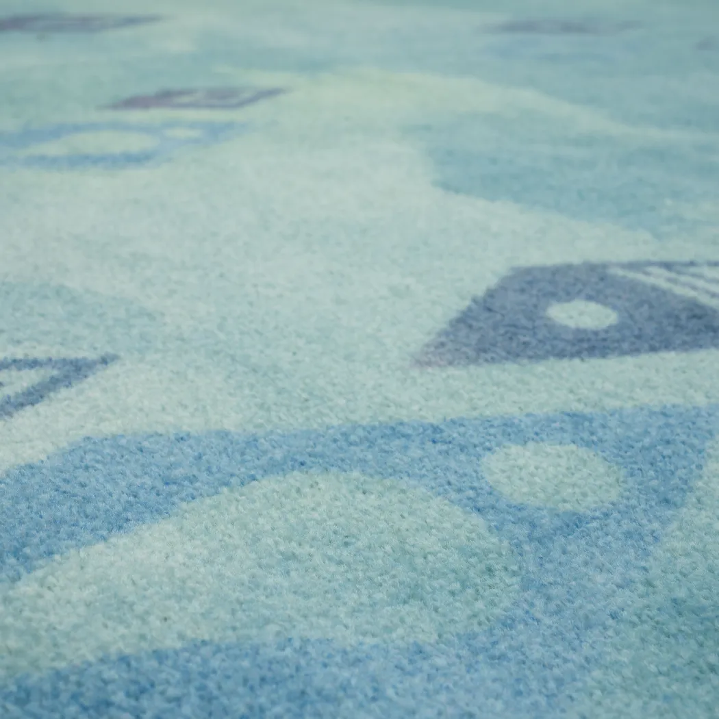 Kids Disney's Elemental Watercolor Blue 8' x 10' Rug - Thumbnail - Image 3