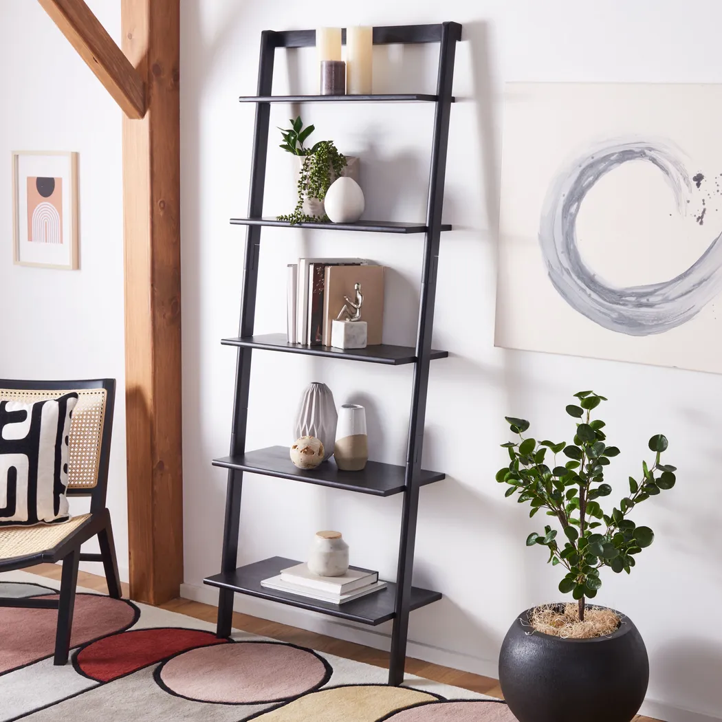 Elen Black Bookcase - Thumbnail - Image 2