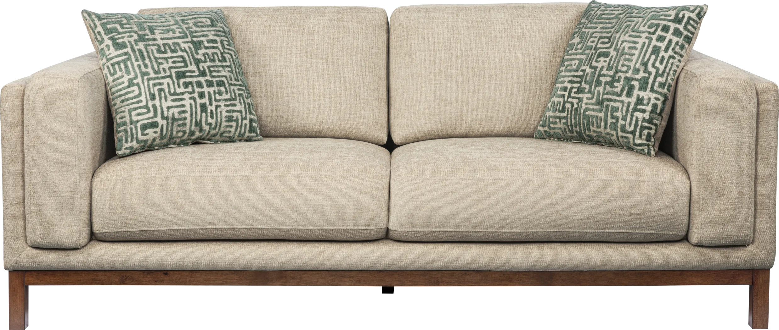 Elena Court Beige Sofa - Thumbnail - Image 1