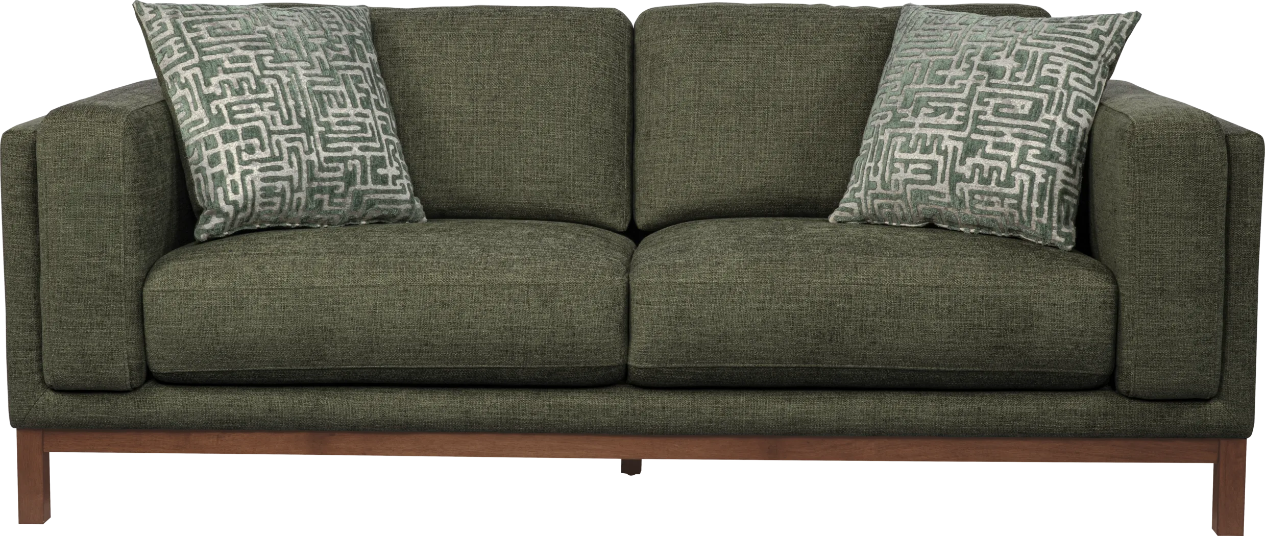 Elena Court Green Sofa - Thumbnail - Image 1