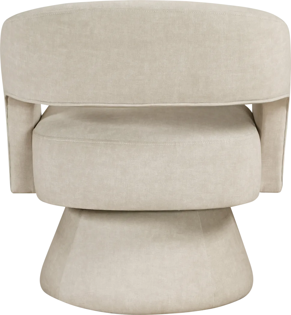 Elenoh Beige Accent Chair - Thumbnail - Image 3