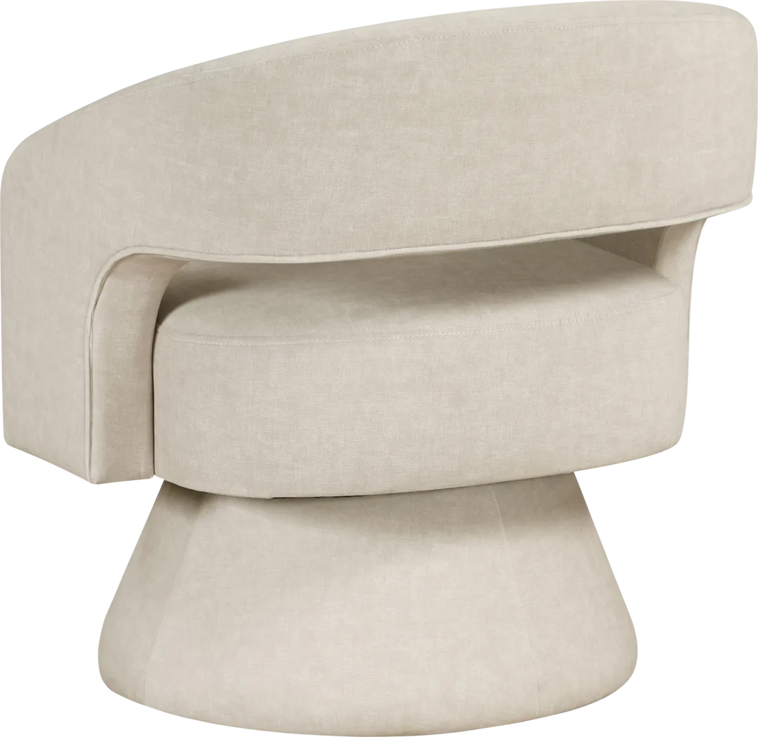 Elenoh Beige Accent Chair - Thumbnail - Image 4